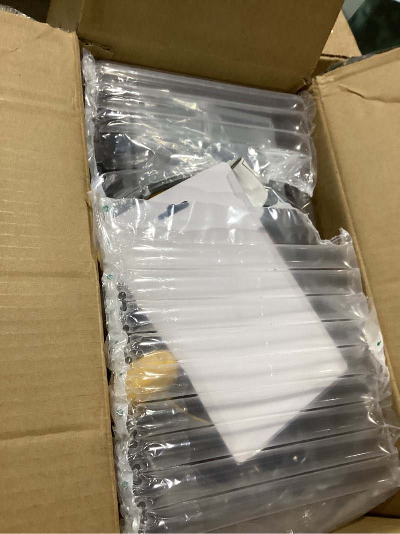 Condition photo showing New/Like New for glahoden enclosed retractable air hose reel, 3/8 in x 80 ft hybrid hose air compressor hose reel with 6 ft lead in max 300 psi patented design for any length lock 180°swivel bracket quick coupler
