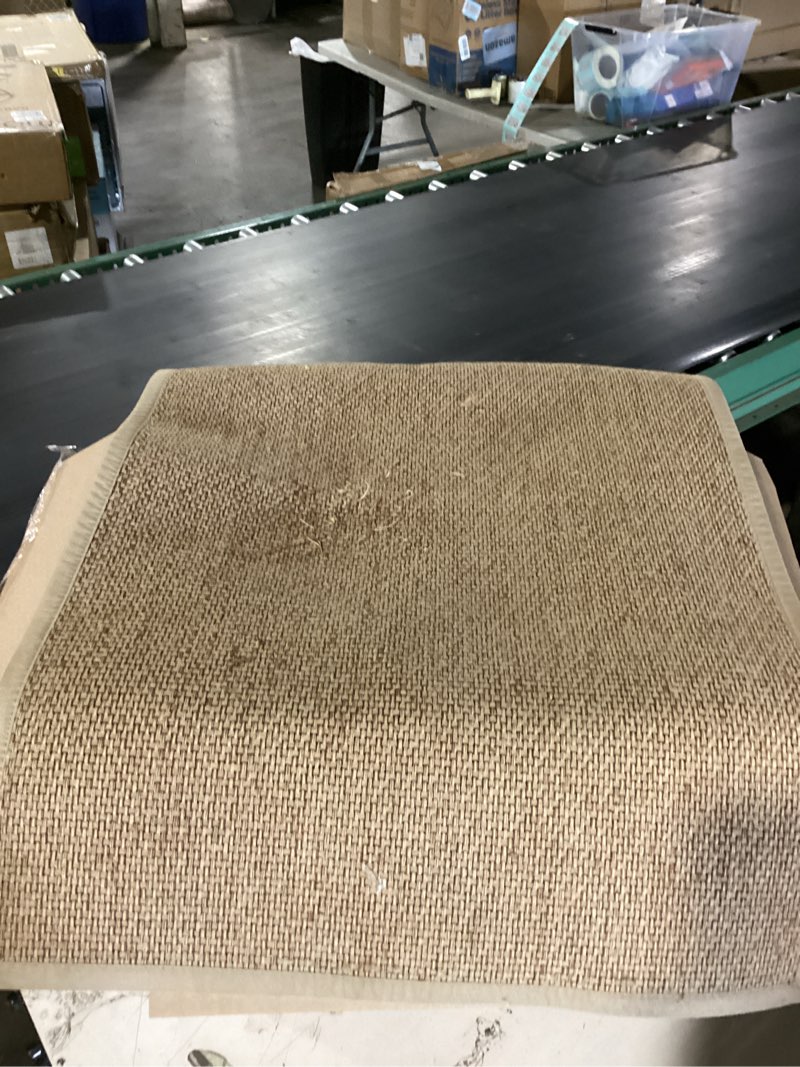 Condition photo showing Good Condition for dexi ultra thin entryway indoor door mat 24x36, non slip rubber backing inside entry mat, low profile easy clean dirt trapper doormat for inside entrance patio, beige 2' x 3' (rectangular) beige