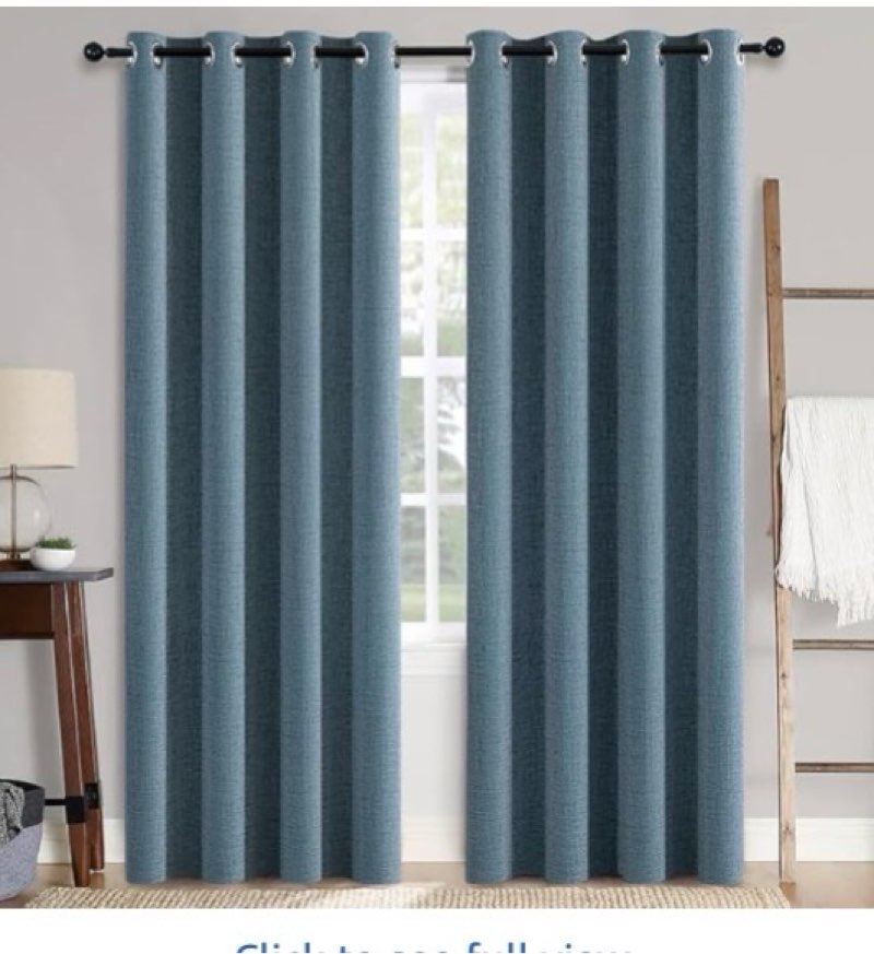 style selections 84-in mountain spring room darkening grommet curtain panel pair