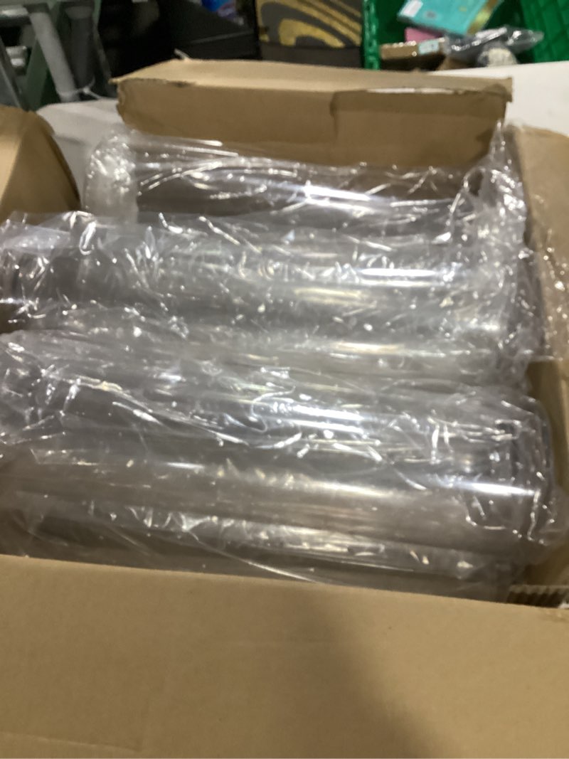 Condition photo showing Good Condition for Nuogo 12 Pcs Plastic Clear Cylinder Vase for Home 16 Inch Acrylic Flower Clear Vase Centerpiece for Centerpieces Wedding Party Decorations