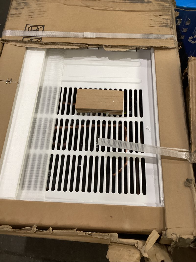Condition photo showing Good Condition for whirlpool 8,000 btu window air conditioner with supplemental heat, window mounted ac unit with heater for apartment, living room, bedroom, rooms up to 350 square feet