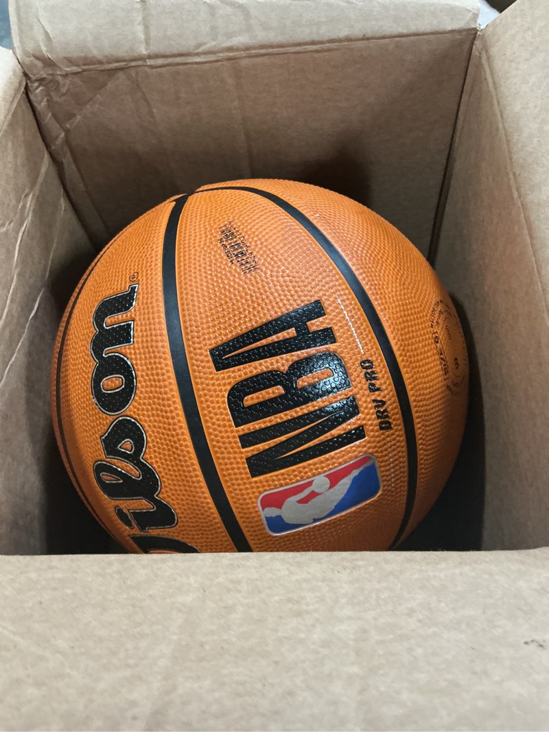 Condition photo showing Good Condition for wilson nba drv series basketball size 6 - 28.5" drv pro brown