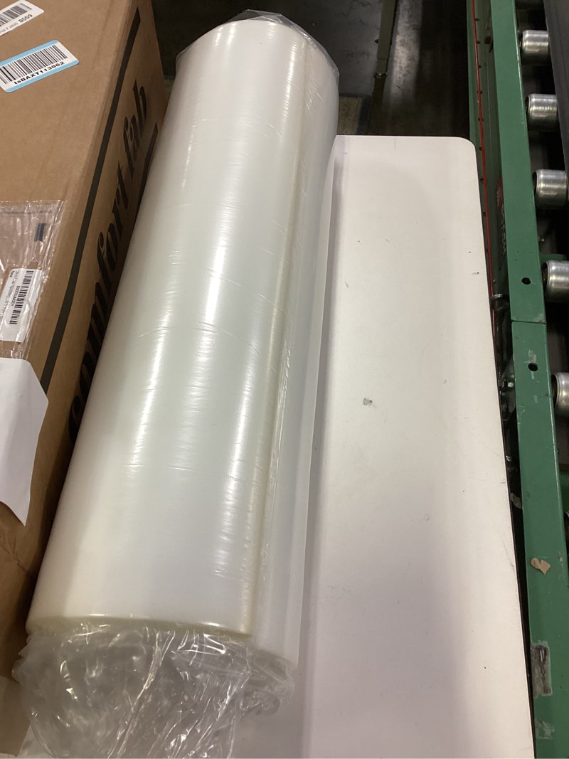 Condition photo showing New/Like New for Comfort Fab - Upholstery Foam | Cut to Size Foam | Polyurethane Foam | High-Density Upholstery Foam | Outdoor Foam for Cushions | Ideal for Oval & Round Tables | Lasts 7 to 11 Years | Made in USA White 1 x 24 x 72