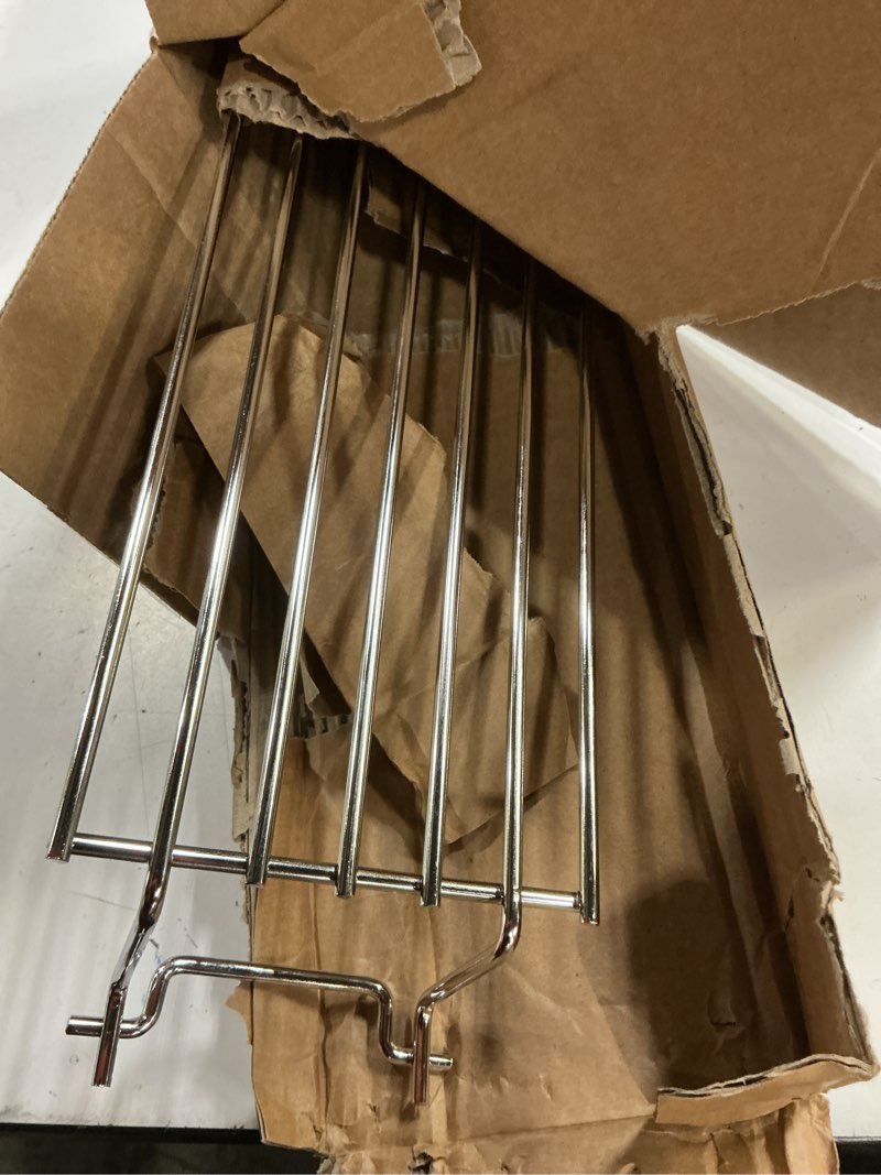 Condition photo showing Good Condition for 304 stainless steel warming rack for weber spirit 300 and gs4 spirit ii 300 series gas grills with front control knobs, 7641 grill upper rack for weber genesis silver gold b/c grill, 25 inch 22 inch 304 stainless steel