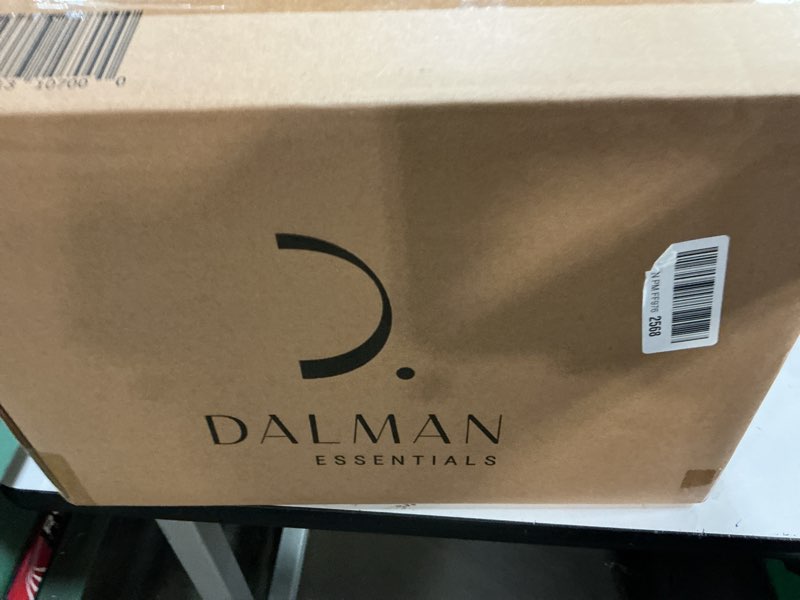 Condition photo showing New/Like New for DALMAN 26QT Stackable Storage Bins with Lids -2 Tier Wheeled Shelf Organizer Plastic Containers with