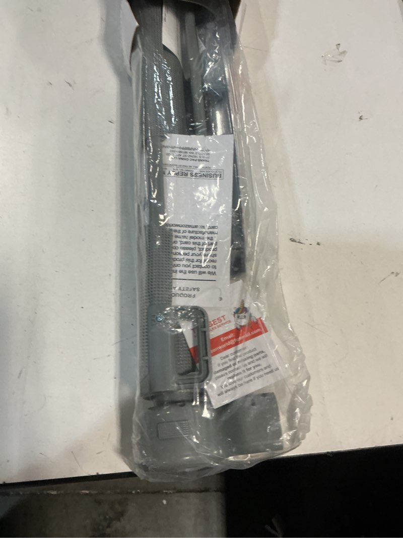 Condition photo showing New/Like New for Reinforced 42” Extra Tall Pet Gate for Doorways, Extends up to 60” Wide, Extra Tall Retractable Baby Gates with Rods to Prevent Crawling Through Retractable Mesh Dog Gate Indoor Outdoor, Gray Gray Reinforced 42" Tall x 60" Wide