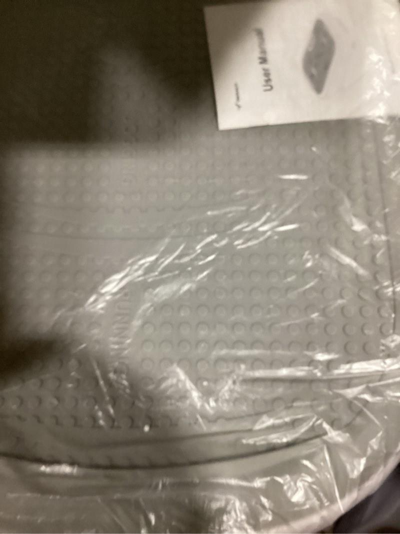 Condition photo showing As Is for MERACH Vibration Plate Exercise Machine, Vibration Plate 440 Lbs Capacity, Bluetooth and Silicone Pedal, Stimulate Deep Fat, Vibration Plate for Lymphatic Drainage, Vibrating for Weight Loss White