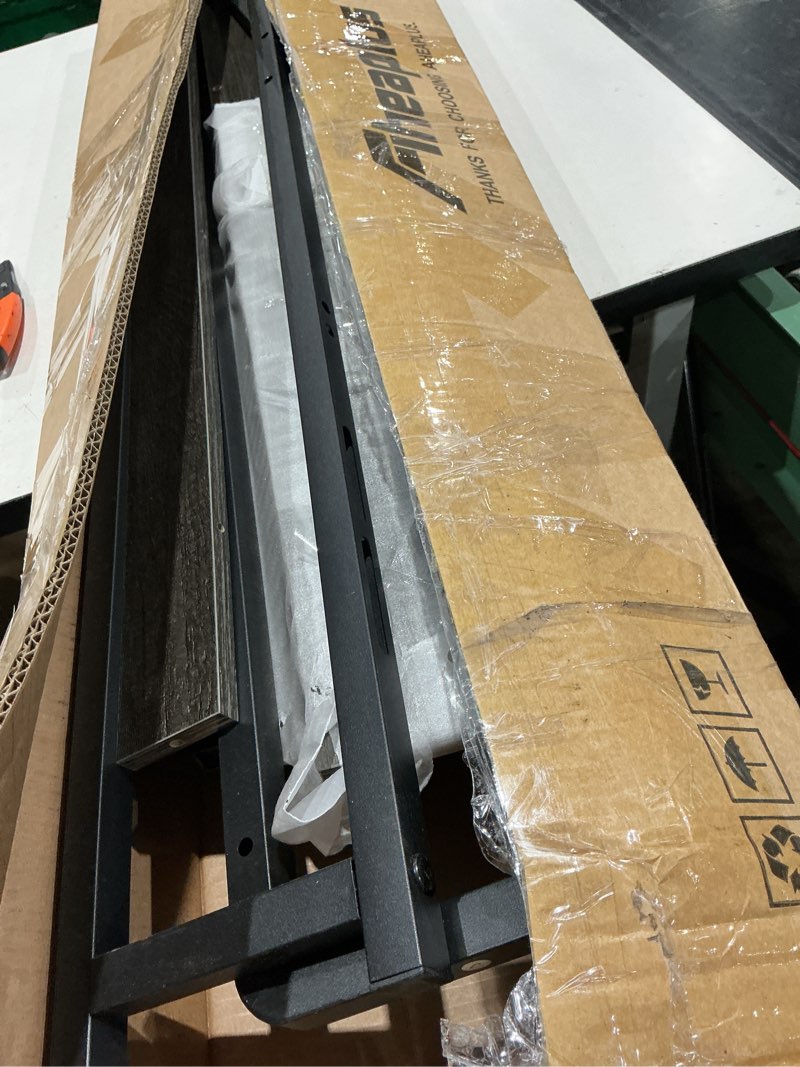 Condition photo showing Good Condition for aheaplus headboard for twin size bed with storage, headboards with led light, power outlets, usb ports twin size head board, wood headboard only sturdy and stable headboards, modern, black oak black oak twin