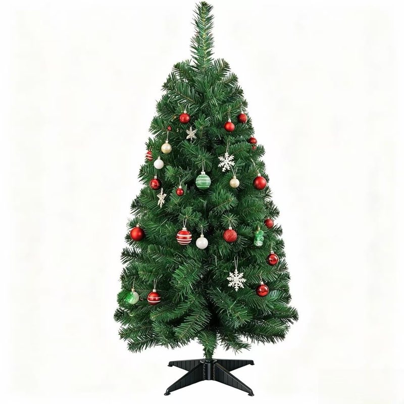 3FT Pre-Lit Classic Artificial Christmas Tree for Home Office Indoor Decoration