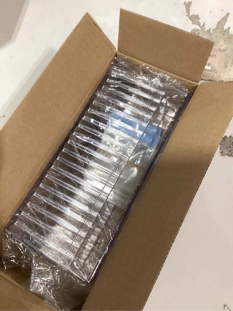 Condition photo showing Good Condition for Acrylic Jewelry Box Organizer, Clear Jewelry Organizer Holder with 20 Portable Anti Tarnish Jewelry bags, Travel Jewelry Case for Earrings/Rings/Necklaces for Women Girls, Blue