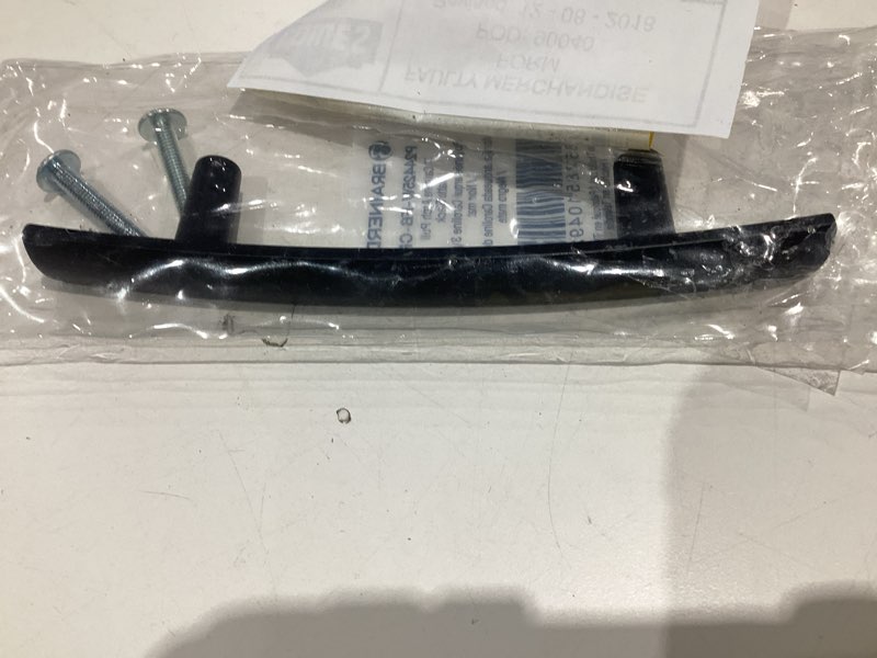 Condition photo showing Good Condition for allen + roth amelia 3-in (76mm) center to center matte black arch bar drawer pull