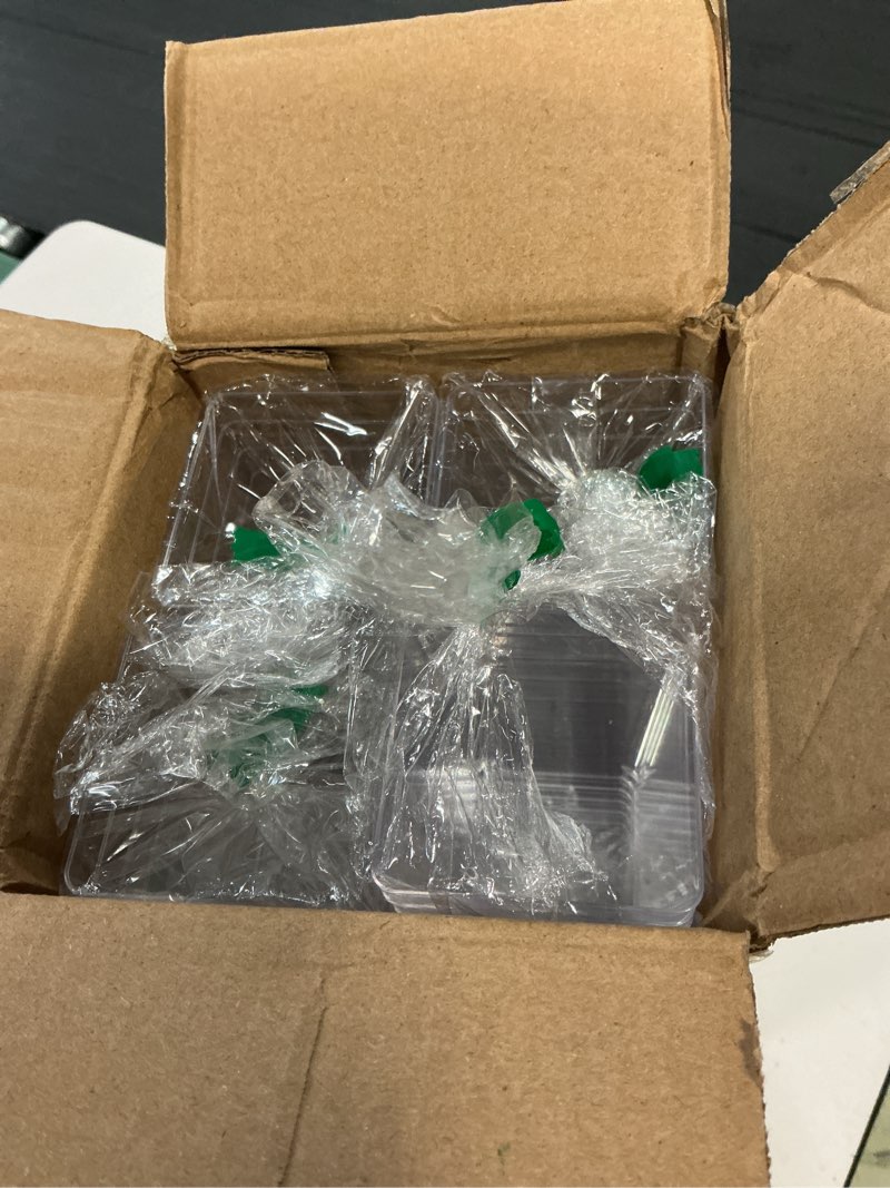 Condition photo showing Good Condition for eupako 100 pack 5 oz square clear plastic dessert cups small clear plastic tumbler cups great for desserts, appetizers, puddings, mousse and more 100 cups