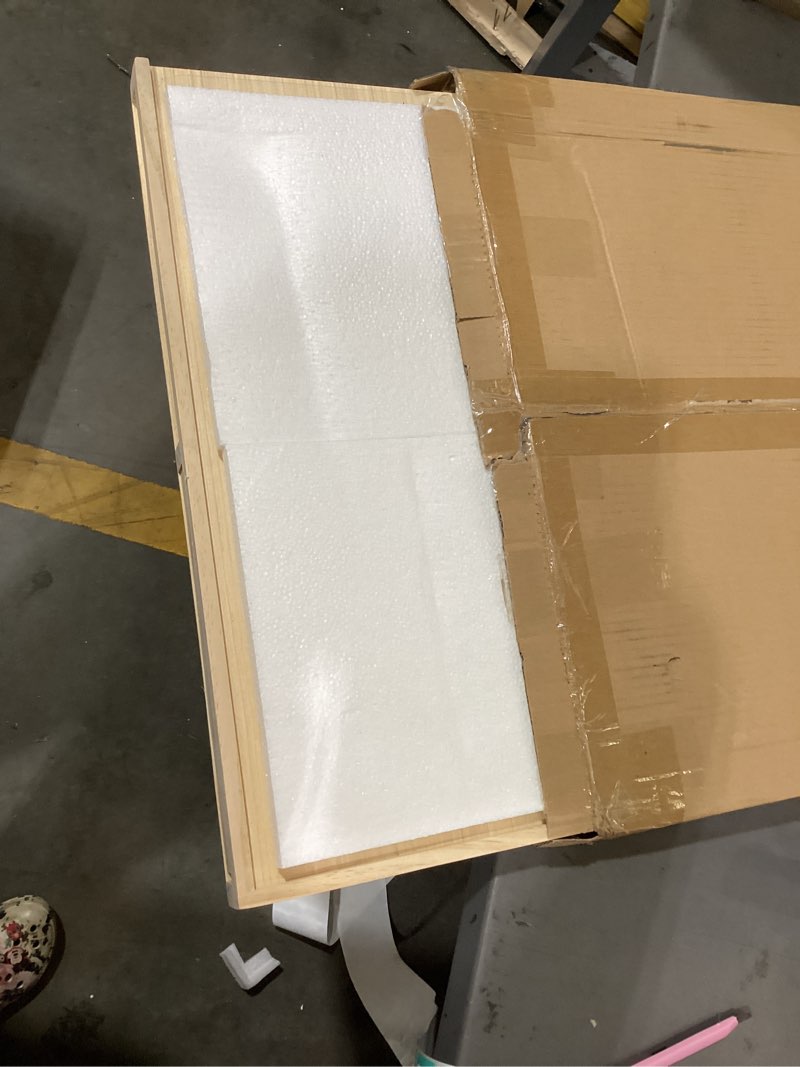 Condition photo showing New/Like New for rotatable 360-degree wheels puzzle board with drawers and cover 1000 pieces lightweight portable wooden puzzle table for adults size 30" x 22"