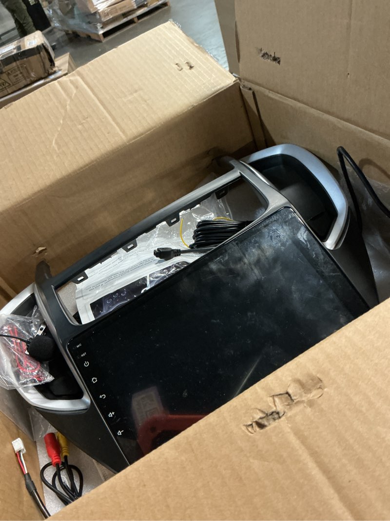 Condition photo showing As Is for [2g+64g] android 15 car stereo for chevrolet chevy trax 2014 2015 2016 with wireless carplay android auto, 9 inch hd touch screen with gps wifi bluetooth fm/rds radio eq swc 26ui backup camera