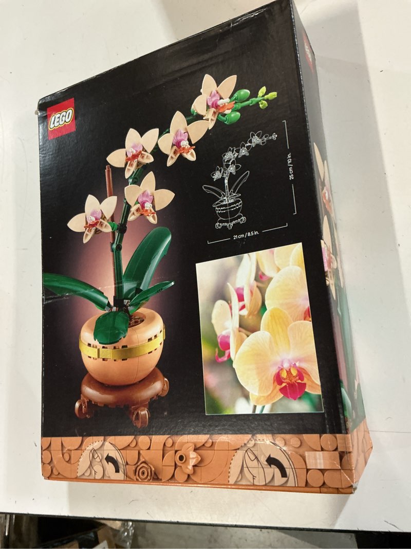Condition photo showing New/Like New for LEGO Botanicals Mini Orchid Building Set - Artificial, Fake Orchid for Home Decor, Adults Ages 18+ - Gift for Birthdays - Indoor Plant Decorations for Table, Desk, Office - 10343