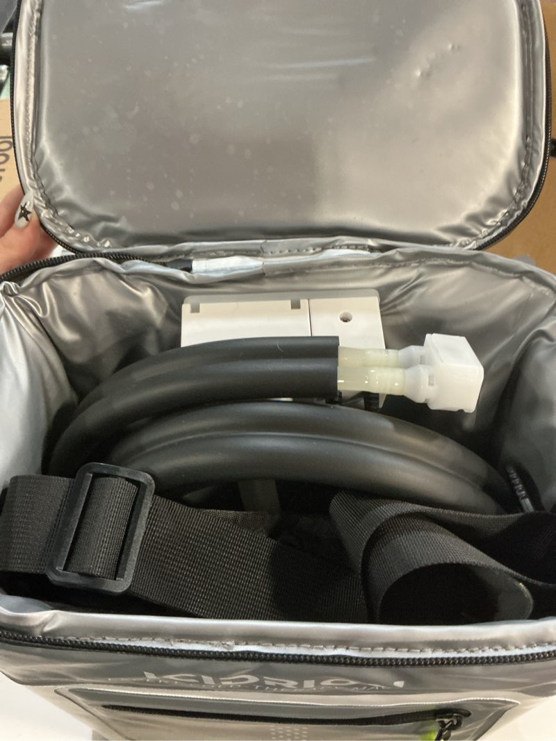 Condition photo showing As Is for ice machine for knee after surgery, programmable cold therapy machine w/temp disp, 12h knee ice machine pain relief, 12qt/ultra-quiet,cryotherapy for knee replacement shoulder hip