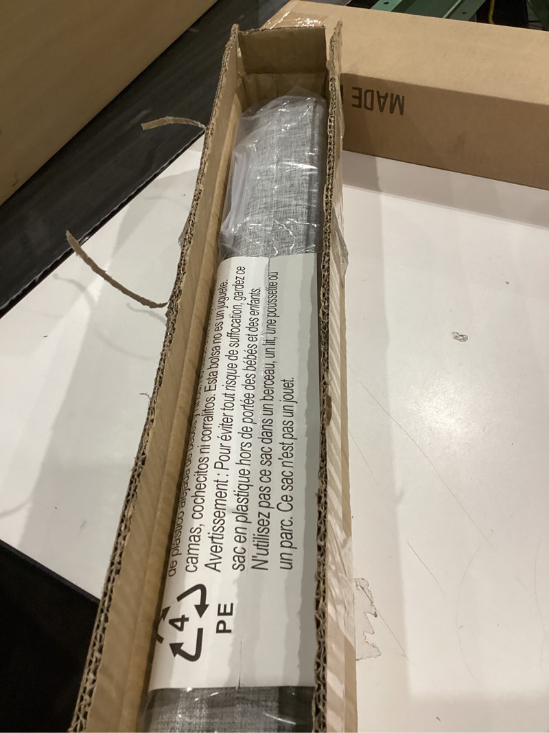 Condition photo showing New/Like New for LazBlinds No Tools No Drill Cordless Roman Shades for Windows, Blackout Thermal Insulated UV Blocking Window Blinds, Lightweight Fabric Blinds for Indoor Windows, 23" W x 60" H, Blackout - Grey Grey 23" W x 60" H