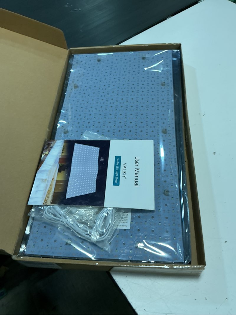 Condition photo showing New/Like New for 4-pack led backlight sheet 24v 36w 6000k white, 19.3x9.6 inches each unit, dimmable flexible led panel sheet for backlit translucent stone/marble/onyx/quartz countertops walls 6000k 4pack