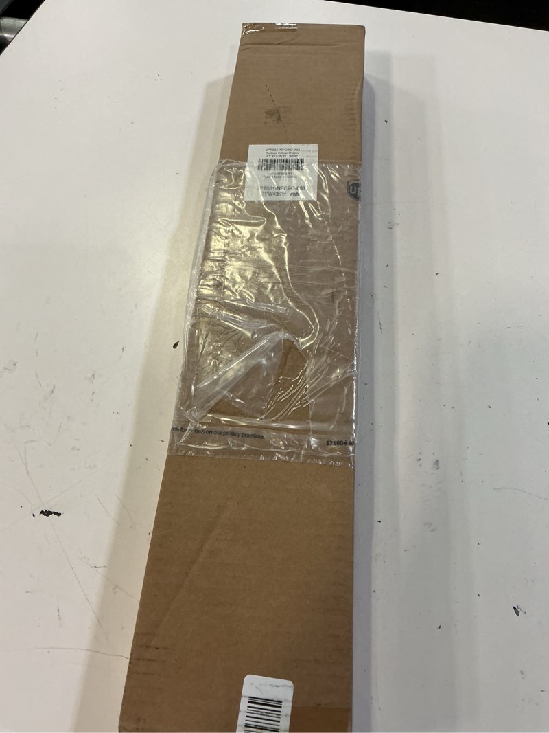 Condition photo showing New/Like New for lazblinds no tools no drill cordless cellular shades, blackout light blocking honeycomb shades for home, thermal insulation blinds for windows, 21" w x 36" h, white blackout-white 21" w x 36" h
