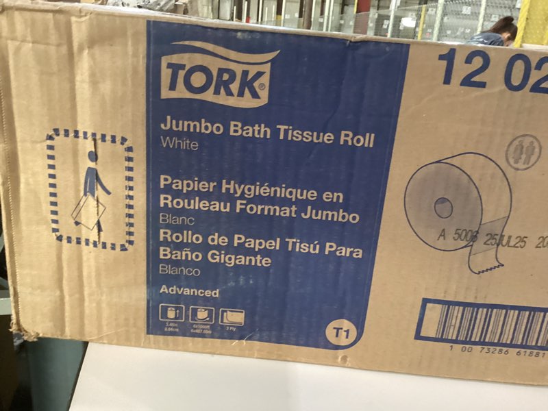 Condition photo showing New/Like New for tork jumbo bath tissue roll 