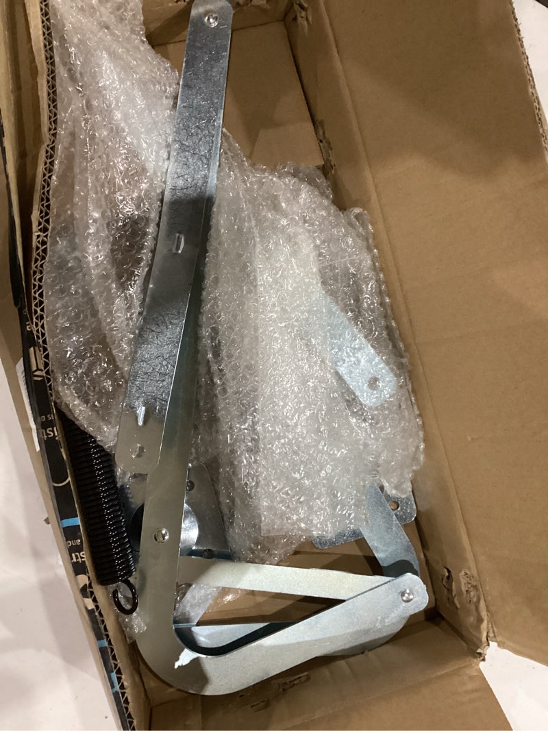 Condition photo showing Good Condition for 55-2 attic ladder hinge arms with springs, fits for werner attic ladders manufactured after 2010 compatible with werner mk5, wu2210, w2208, w2210 attic ladder parts, 55-2 attic hinge arms