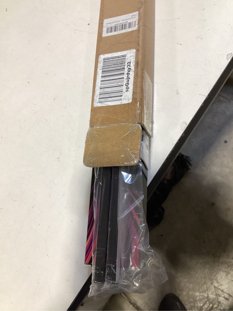 Condition photo showing Good Condition for slat wall lights for wood panel 6pcs adhesive black led lights for acoustic panels, dimmable 3000k strips with touch control, flexible wall lighting for living room, bedroom & kitchen black 16"+24"+40"*2