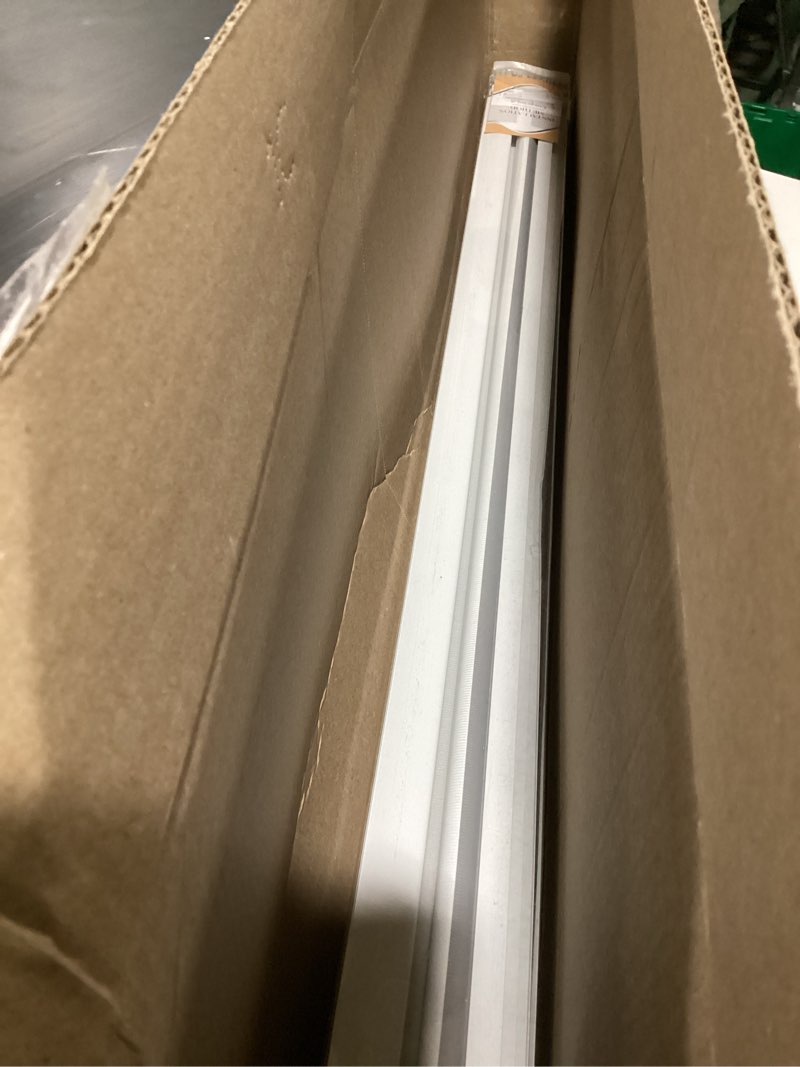 Condition photo showing As Is for Zebra Blinds for Windows, Light Filtering Control Semi Sheer Roller Windows Shades, Dual Layer Fabric Manual Pull Cord Window Shutter for Home Decor ? 72" H x 35" W, Gray ) Grey 35"Wx72"H