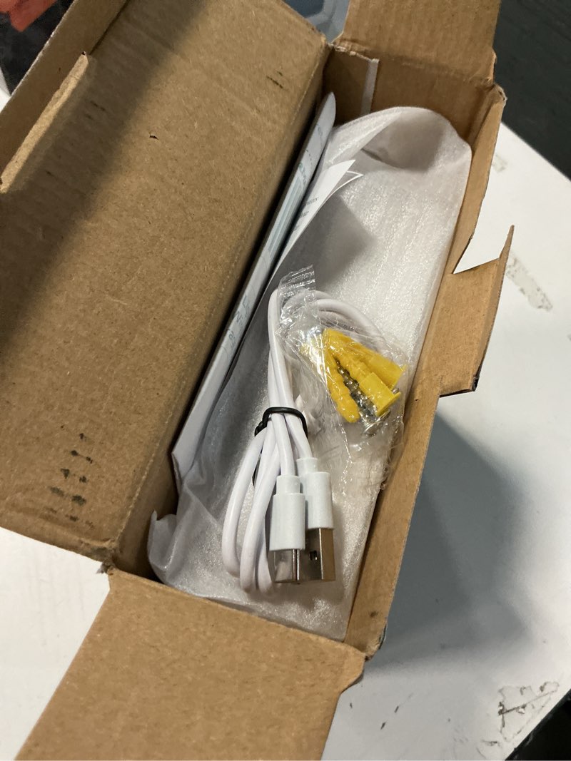 Condition photo showing Good Condition for Rechargeable Motion Sensor Closet Light, Rechargeable Battery Operated Ceiling Light Wireless, 500LM Wireless Motion Activated Light for Shower Stairs Hallway Pantry Porch Garage, 5000K White