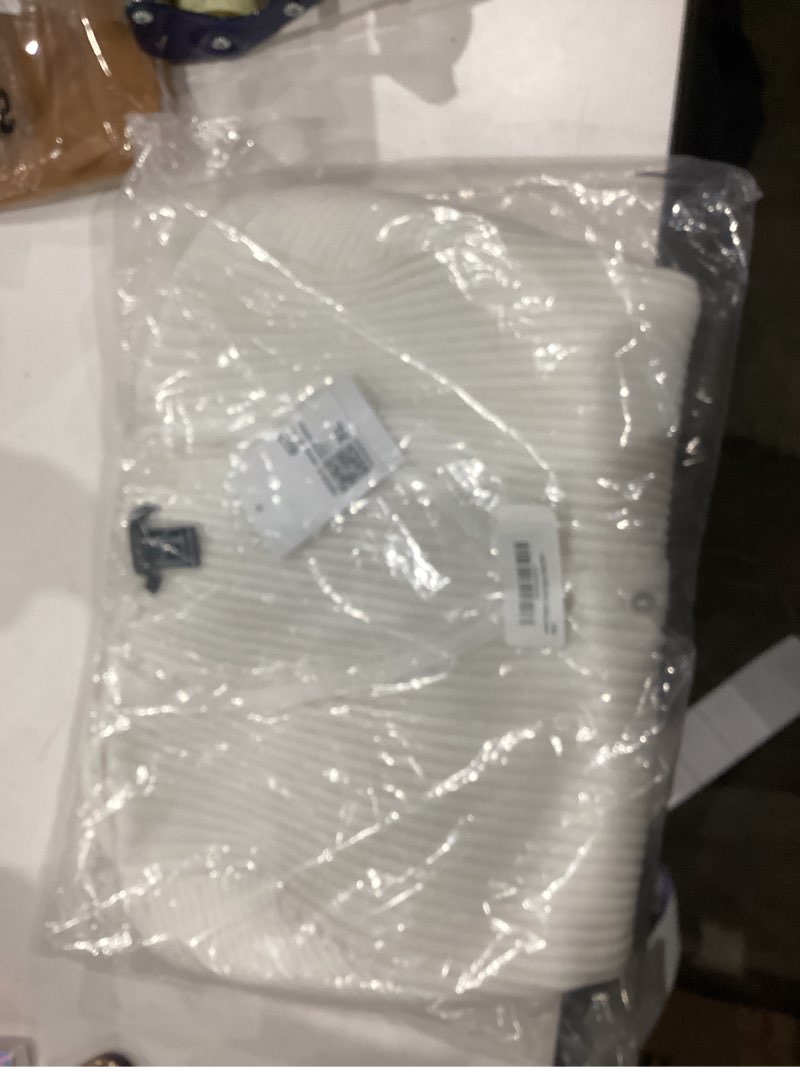 Condition photo showing As Is for Forever 21 Womens Frayed Cardigan Sweater X-Large White