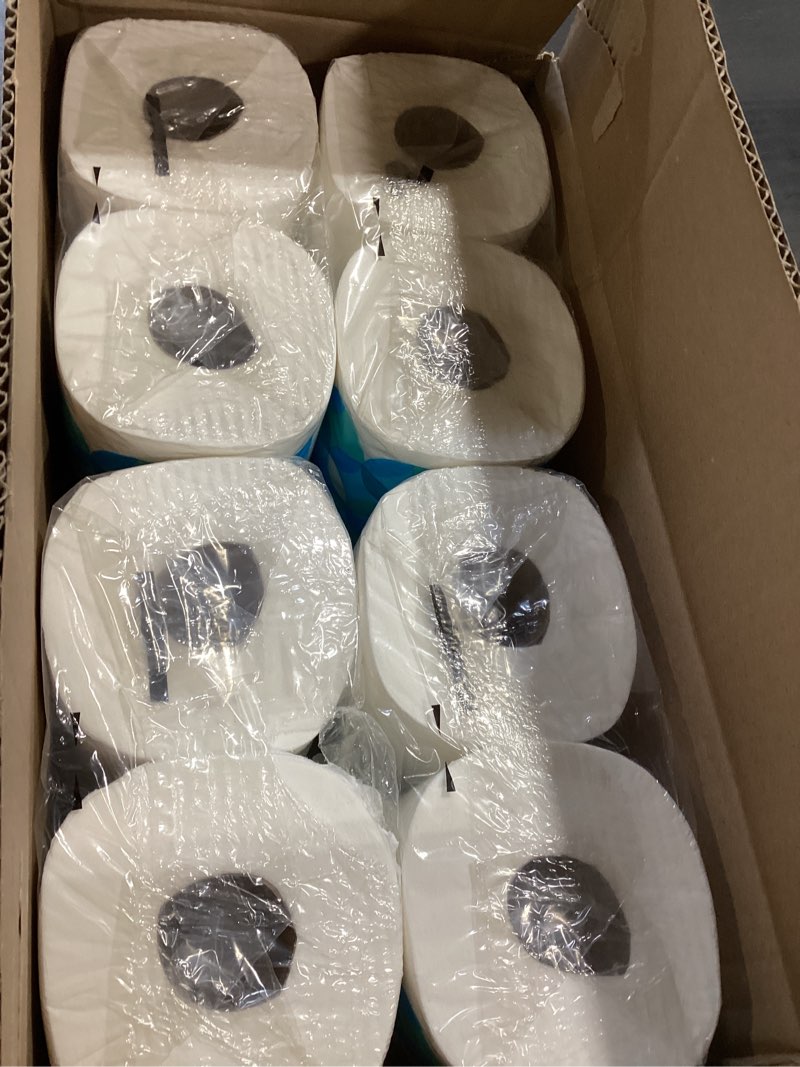 Condition photo showing New/Like New for amazon brand - presto! 2-ply ultra-soft toilet paper, 24 family mega rolls = 120 regular rolls, 6 count (pack of 4), unscented 313 sheet (pack of 24)