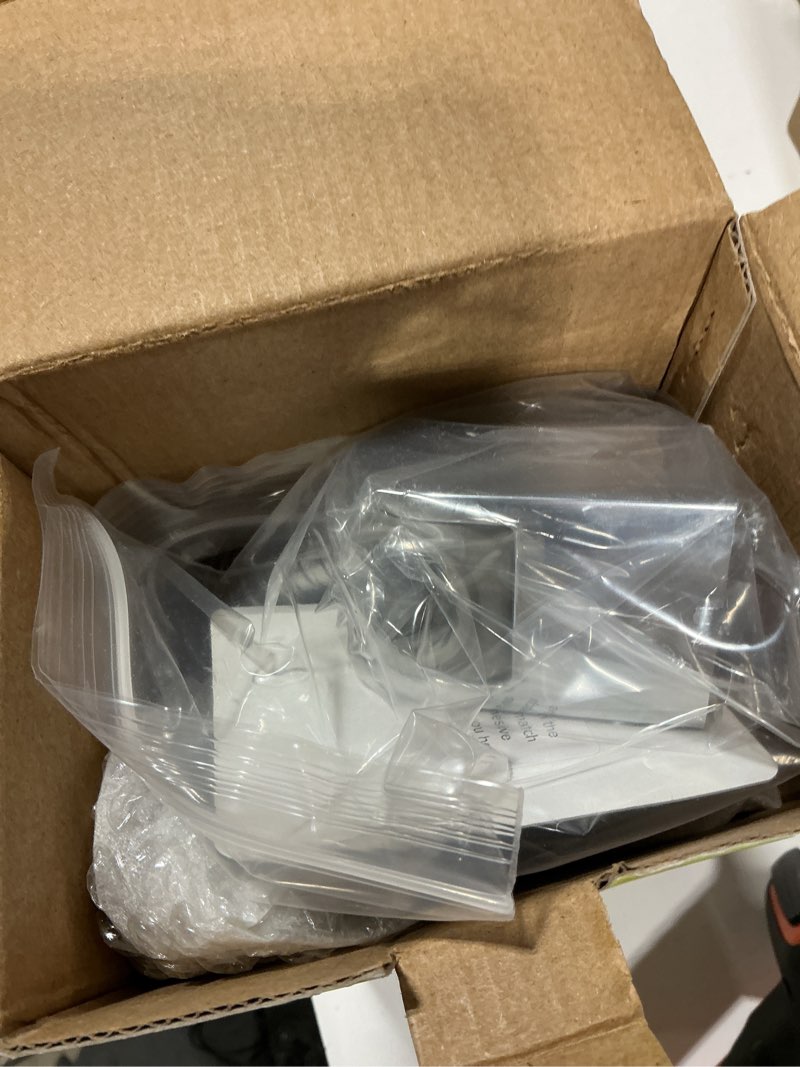 Condition photo showing New/Like New for gwernkb handheld shower head with on off switch&built-in power spray,7-setting high pressure spray shower wand with 79in long hose&bracket and extra adhesive shower holder for lower mount,chrome silver