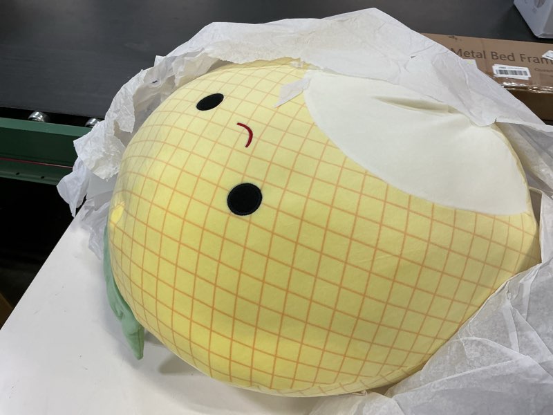 Condition photo showing Good Condition for Squishmallows Original 20-Inch Maui Yellow Pineapple with Green Top - Jumbo Ultrasoft Official Jazwares Plush 20 inch