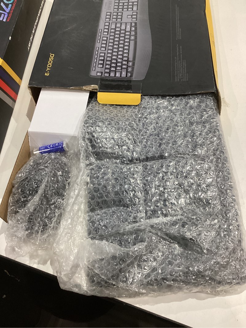 Condition photo showing Good Condition for Wireless Keyboard and Mouse Combo,Silent Soft Touch Quiet Keyboard Less Noise 90%,Ergonomic with Wrist Rest,2.4GHz 104 Keys Full Size,2400 DPI Mouse,for PC Computer/Laptop/Mac Air/Mini/Pro