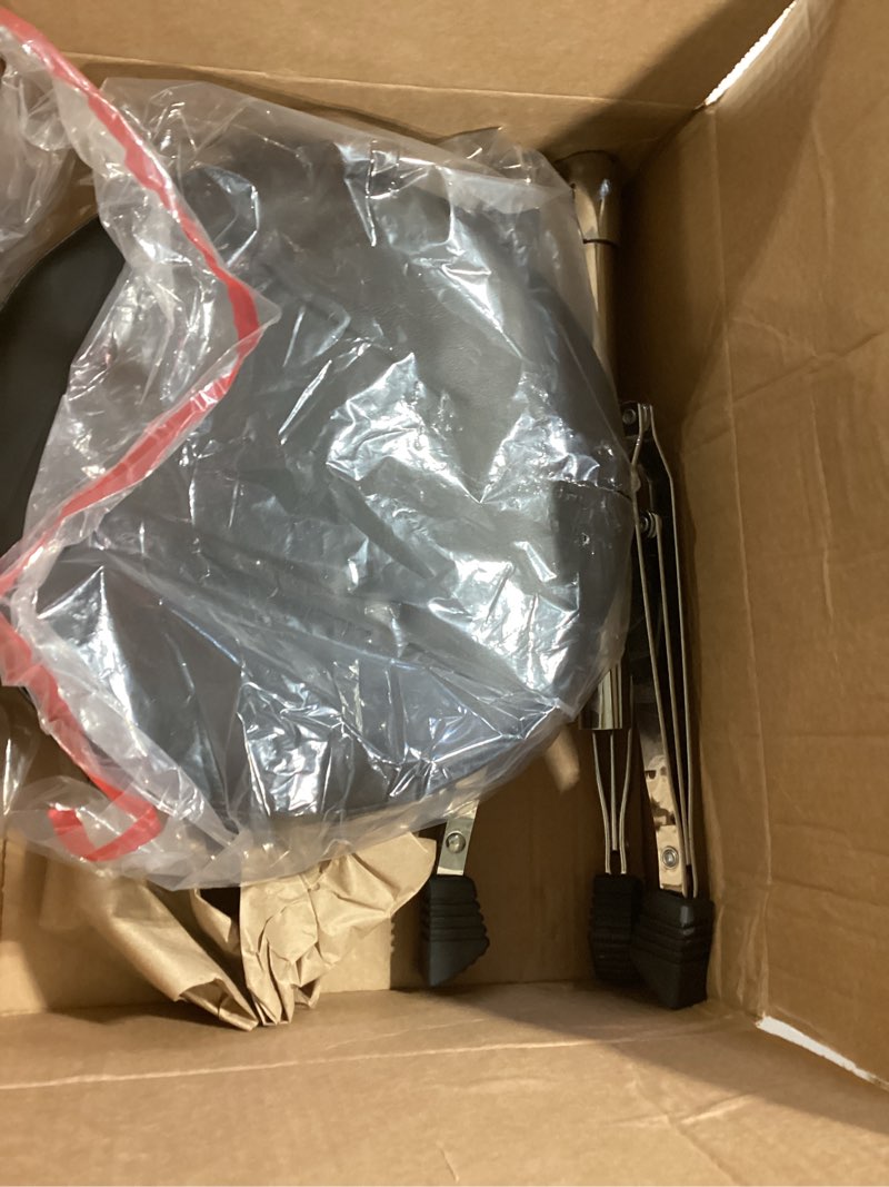 Condition photo showing Good Condition for Torin ATRP6185B-1 Swivel Bar Stool: Padded Garage/Shop Seat with Chrome Plated Legs, Black