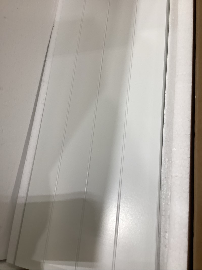 Condition photo showing New/Like New for Treocho Wood Wall Cabinet, Bathroom Medicine Cabinet Storage with Doors and Adjustable Shelf, Rustic Cabinet Wall Mounted for Bathroom, Livingroom, Kitchen, Cupboard, White