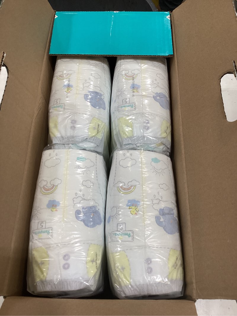 Condition photo showing Good Condition for pampers baby diapers - swaddlers - size 5, 104 count, ultra absorbent disposable infant diaper size 5 104