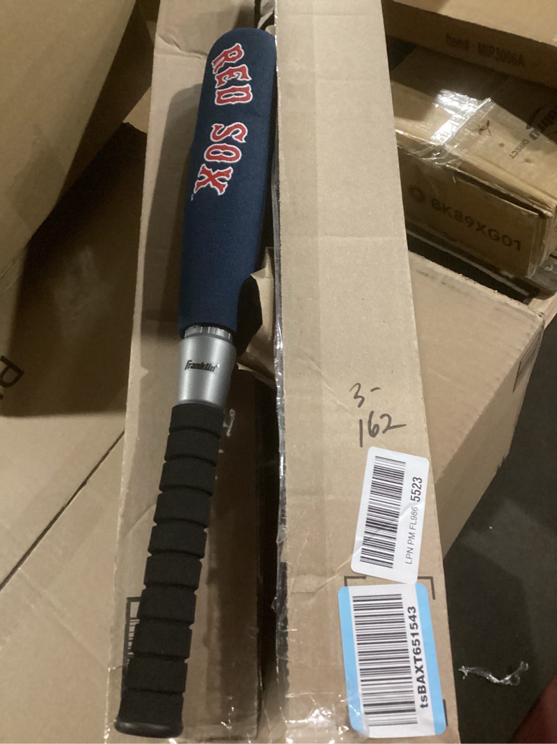Condition photo showing Good Condition for Franklin Sports MLB Jumbo Foam Baseball Bat + Ball Sets - Kids Oversize Foam Baseball Bats + Soft Baseballs - Indoor + Outdoor Youth Baseball Toy - MLB Team Baseball Bat + Ball Sets Boston Red Sox
