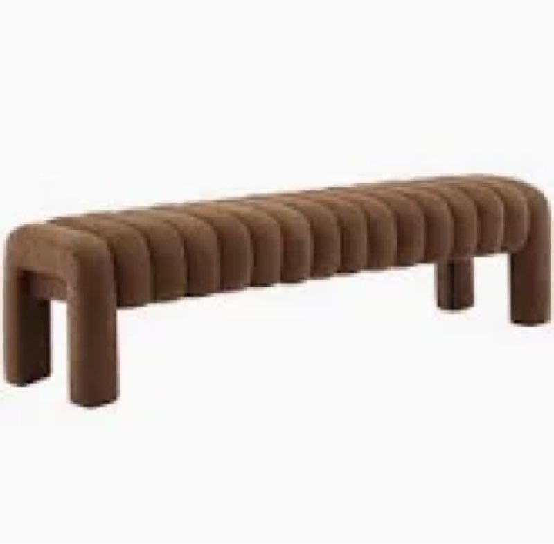 Oyan 43"or 63"W Channel Tufted Upholstered 
