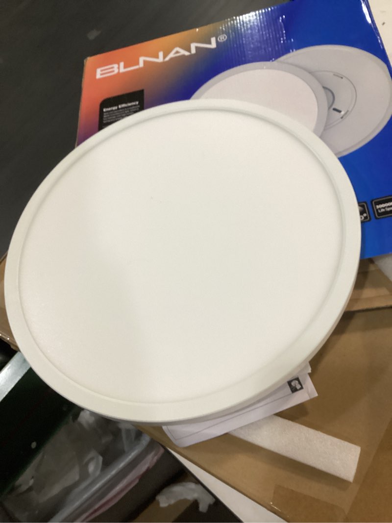 BLNAN 15.4 Inch LED Flush Mount Ceiling Light, 3000K-5000K 3 Color Selectable Ceiling Lights, 36W 36