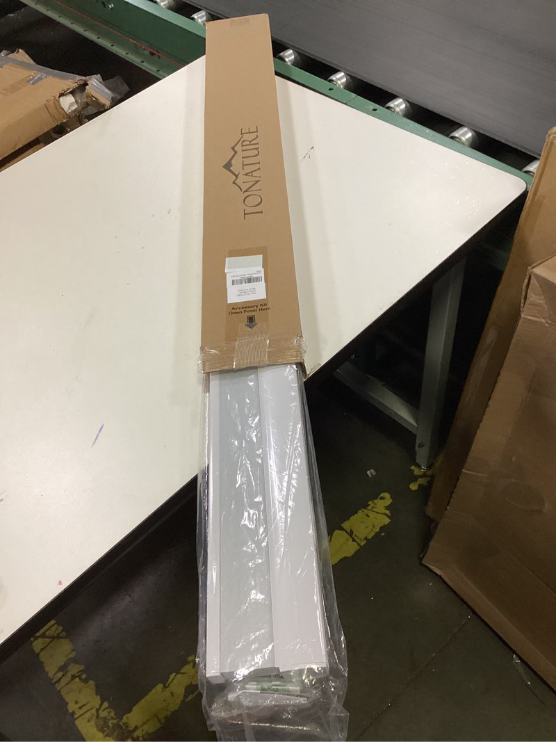 Condition photo showing New/Like New for No Drill Cellular Shades for Indoor Windows, Thermal Insulating & Noise Reducing Honeycomb Blinds, Free Stop Cordless Blackout Shades, White,33.5" W x 80" H 33 1/2"W x 80"H White(blackout)