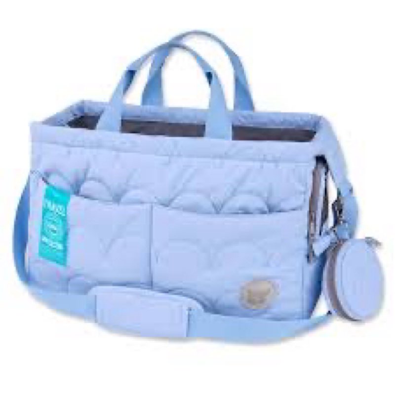 Macaron Cloud Pet Carrier Bag for Small Dogs and Cats, Lightweight Handheld Shoulder Crossbody Puppy Carrier with Storage Pocket, Breathable Expandable Pet Travel Carrier for ( Light Blue) 