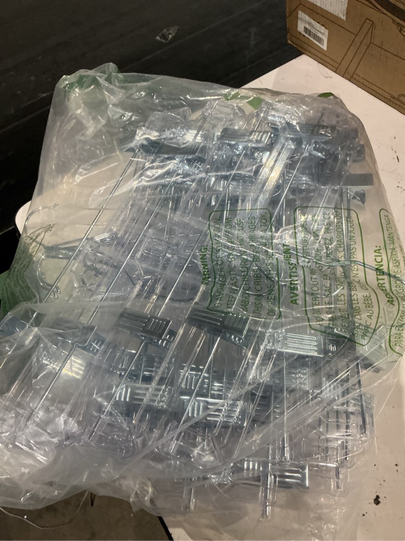 Condition photo showing Good Condition for house day clear pants hangers with clips 25 pack, non-slip skirt hangers for women, upgraded heavy duty plastic clip hanger for pants, trousers, jeans, 14" short hanger, 360-rotating swivel hook 25pcs