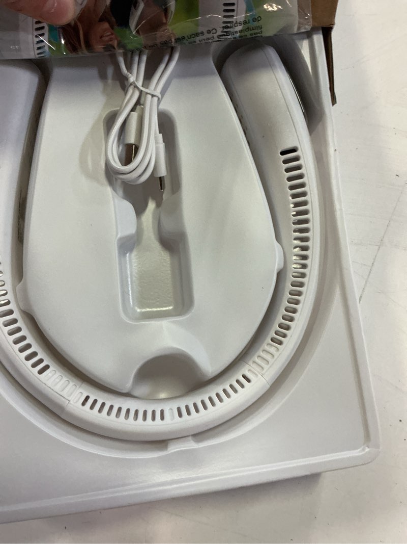 Condition photo showing Good Condition for arctic air freedom neck cooler, portable neck fan with 3 fan speeds, usb charging, 6-hour battery