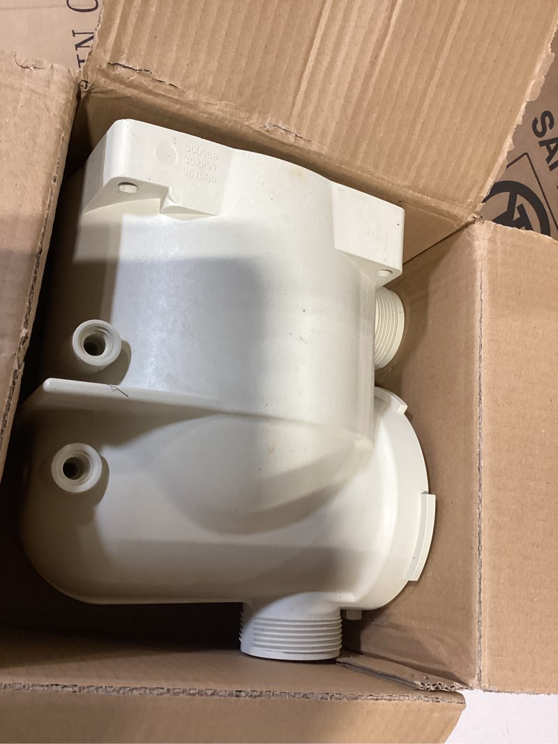 Condition photo showing As Is for 350089 pool pump housing replacement volute body for inground pool & spa booster pumps compatible with pentair superflo vst vs