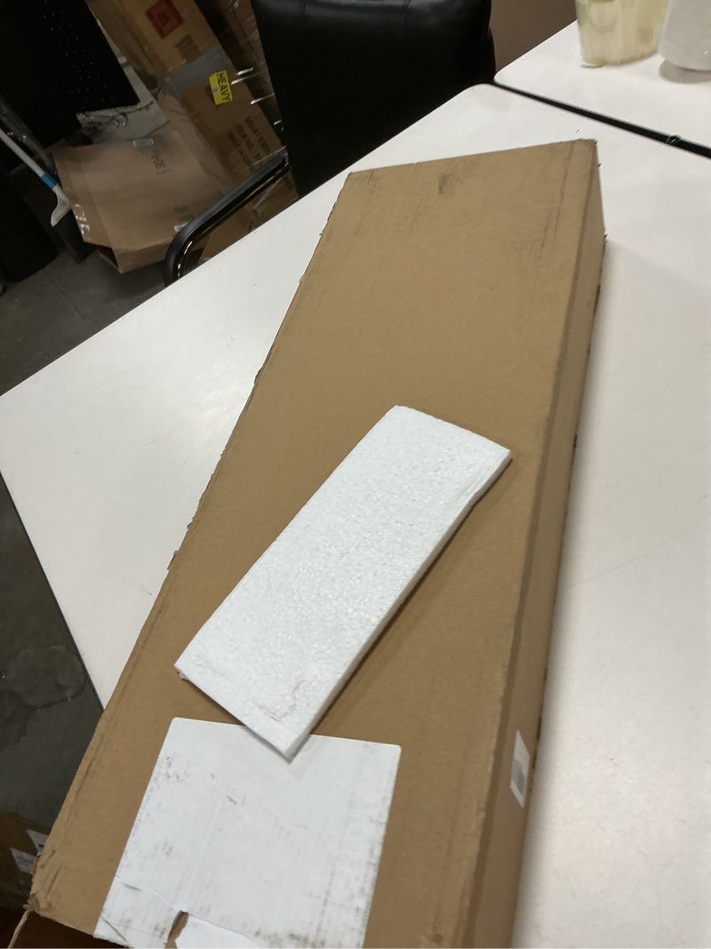 Condition photo showing As Is for Freezing point Shadow Box Frame 8x25 Flower Shadow Box Pin Display Case Cabinet Picture Frame with Linen Back Memorabilia Awards Medals Badge Bouquet Wedding Memory Box for Keepsakes Long White White 8×25