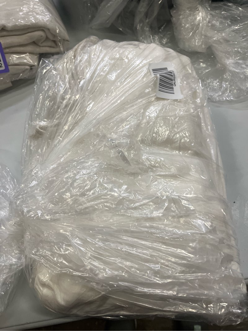 Condition photo showing Good Condition for european linen duvet cover, full/queen, ivory