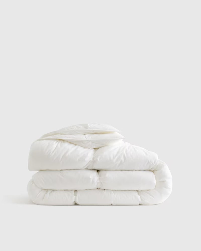 cotton pintuck comforter king/cal king white