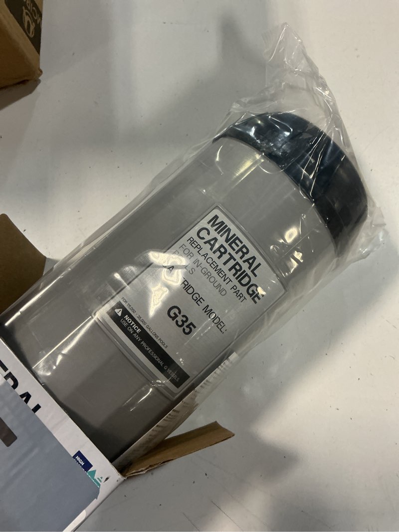 Condition photo showing Good Condition for replacement for nature2 g35 mineral cartridge w28135 n2cg35 w26735 for all zodiac limited & professional g or pro g plus vessel inground swimming pool system w25904 & w20011 pools up to 35,000 gallons