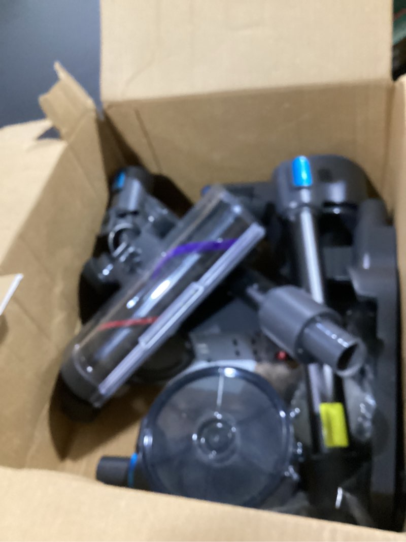 Condition photo showing As Is for kardv cordless vacuum cleaner, 500w/40kpa vacuum cleaners for home, 60mins stick vacuum with led display, anti-tangle & wall mount charging, 8 in 1 lightweight vacuum for hard floors carpet pet hair