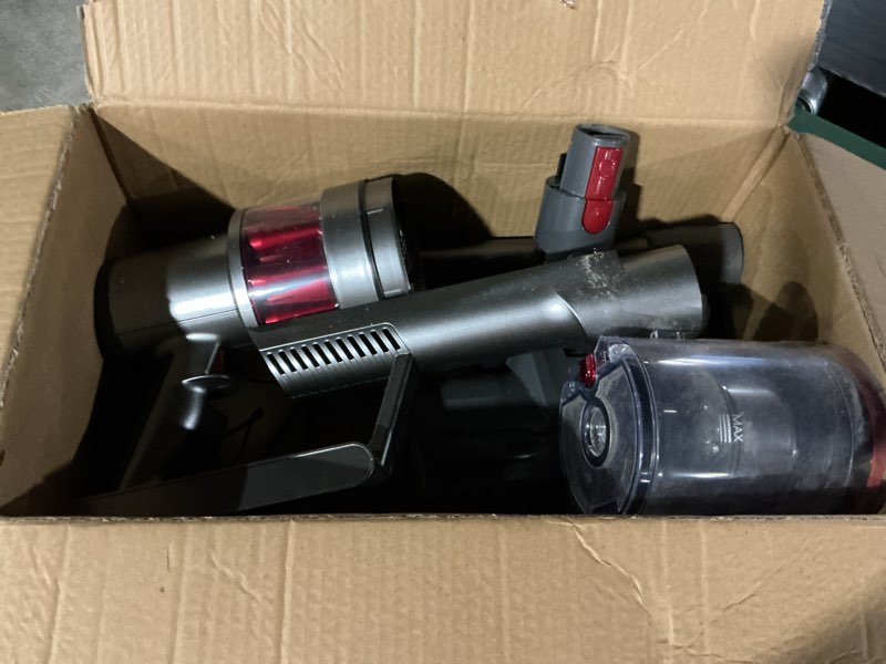 Condition photo showing Good Condition for Cordless Vacuum Cleaner, 600W/50KPA, Stick Vacuum with Rechargeable Design, Up to 60 Minutes, Powerful Suction, Lightweight, Vacuum Cleaner for Home/Pet Hair/Carpet/Hard Floor, Grey Gray